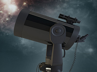 望远镜3d模型