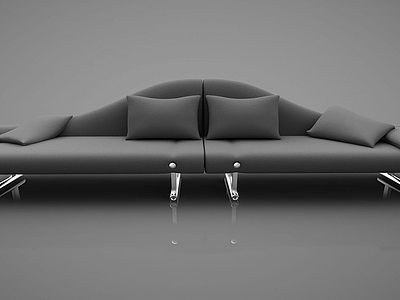 3d创意双人沙发模型