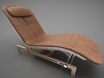 现代单人躺椅模型3d模型