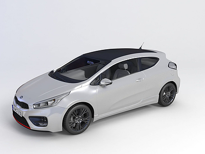 起亚CEED 2014款汽车模型3d模型