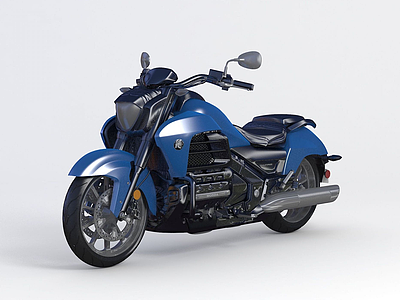 本田摩托车3d模型