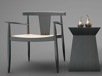 新中式家具组合模型3d模型
