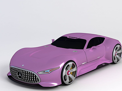 3D 梅赛德斯奔驰远景大赛车模型