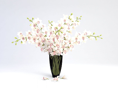 3d花卉装饰品模型