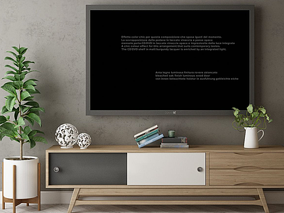 家具饰品组合电视背景墙模型