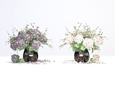 花卉装饰品3d模型