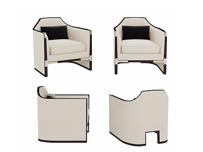 时尚沙发椅模型3d模型