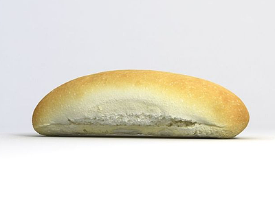 3d面包模型