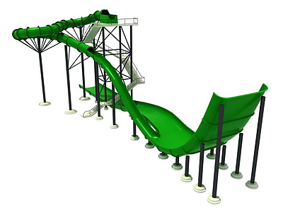 水上乐园3d模型