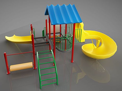 幼儿游乐设施3d模型