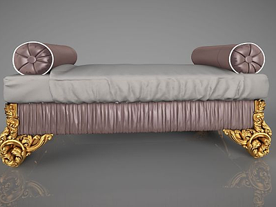 欧式沙发凳子模型3d模型