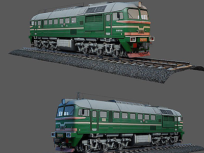 3d<font class='myIsRed'>火车</font>模型