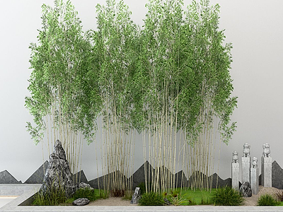 3d园林景观模型