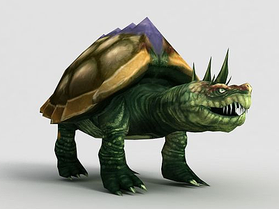 3d洪荒游戏岩龟（优化）模型