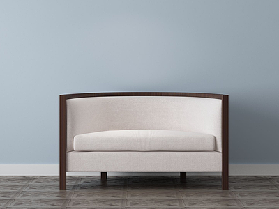 3d家具饰品组合小沙发模型