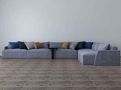 3d家具饰品组合沙发模型