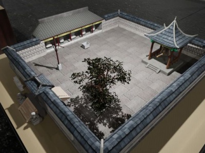 3d石佛寺模型