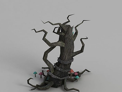 魔兽世界怪树模型