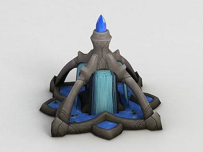魔兽世界游戏喷泉模型