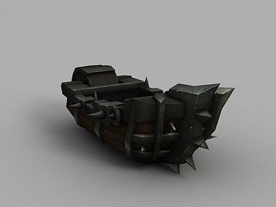 魔兽世界战船模型3d模型