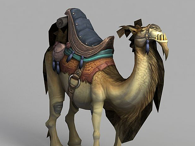 3d魔兽世界骆驼坐骑模型