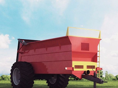 高精度农业机械模型3d模型