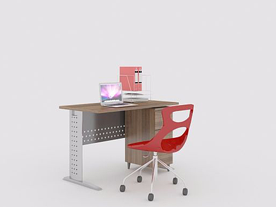 办公桌模型3d模型