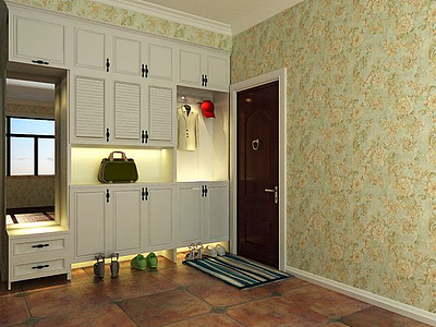 门厅柜模型3d模型