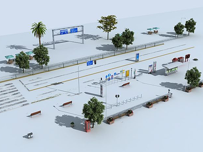 城市规划道路模型