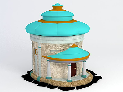 小城堡模型3d模型