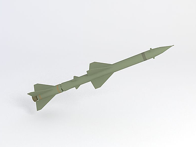 红旗防空导弹模型3d模型