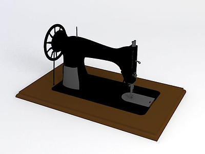 3d缝纫机模型