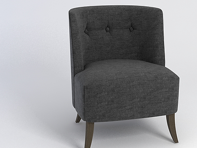 软包沙发椅模型3d模型