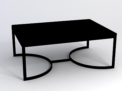 方形桌子模型3d模型