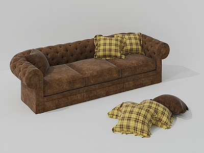 现代舒适蜂巢式休闲沙发模型3d模型