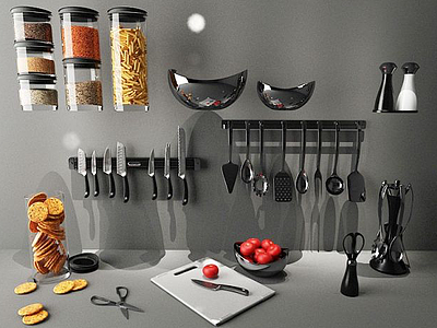 3d厨房器具模型