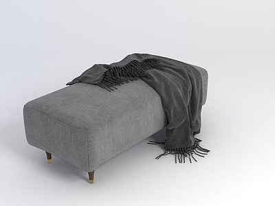 沙发凳模型