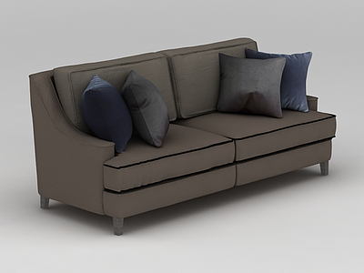 长沙发模型3d模型