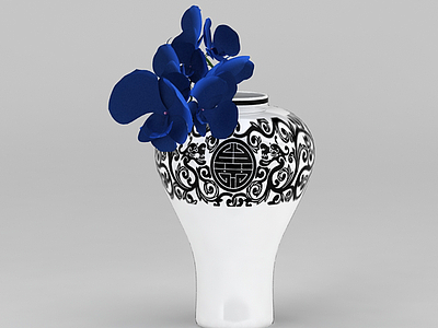 精美装饰花瓶模型3d模型