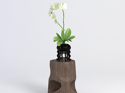 花瓶陈设品模型3d模型