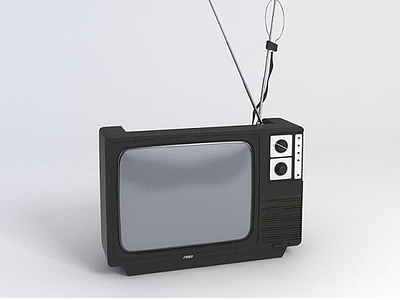 老旧电视3d模型
