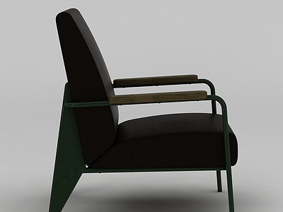 黑色椅子模型
