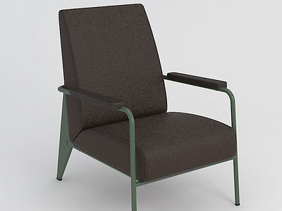 现代简约单人椅模型