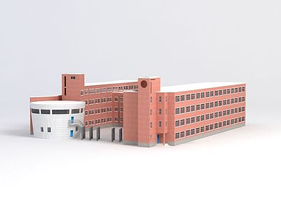 3d建筑大学模型
