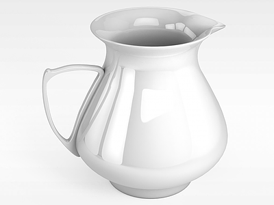 3d陶瓷茶壶模型