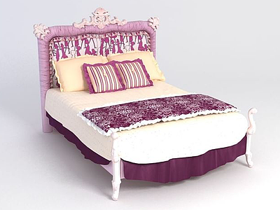 新婚床模型3d模型