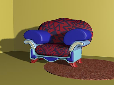 3d现代欧式沙发免费模型
