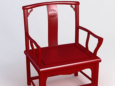 3d将军椅模型