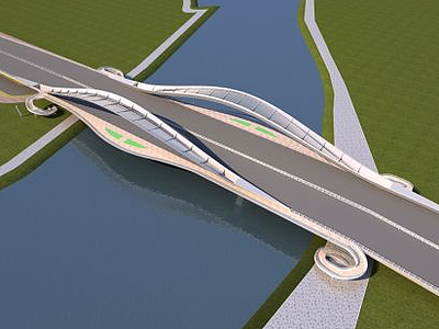 3d大桥模型