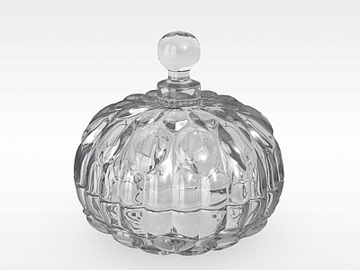 球形玻璃酒瓶模型3d模型